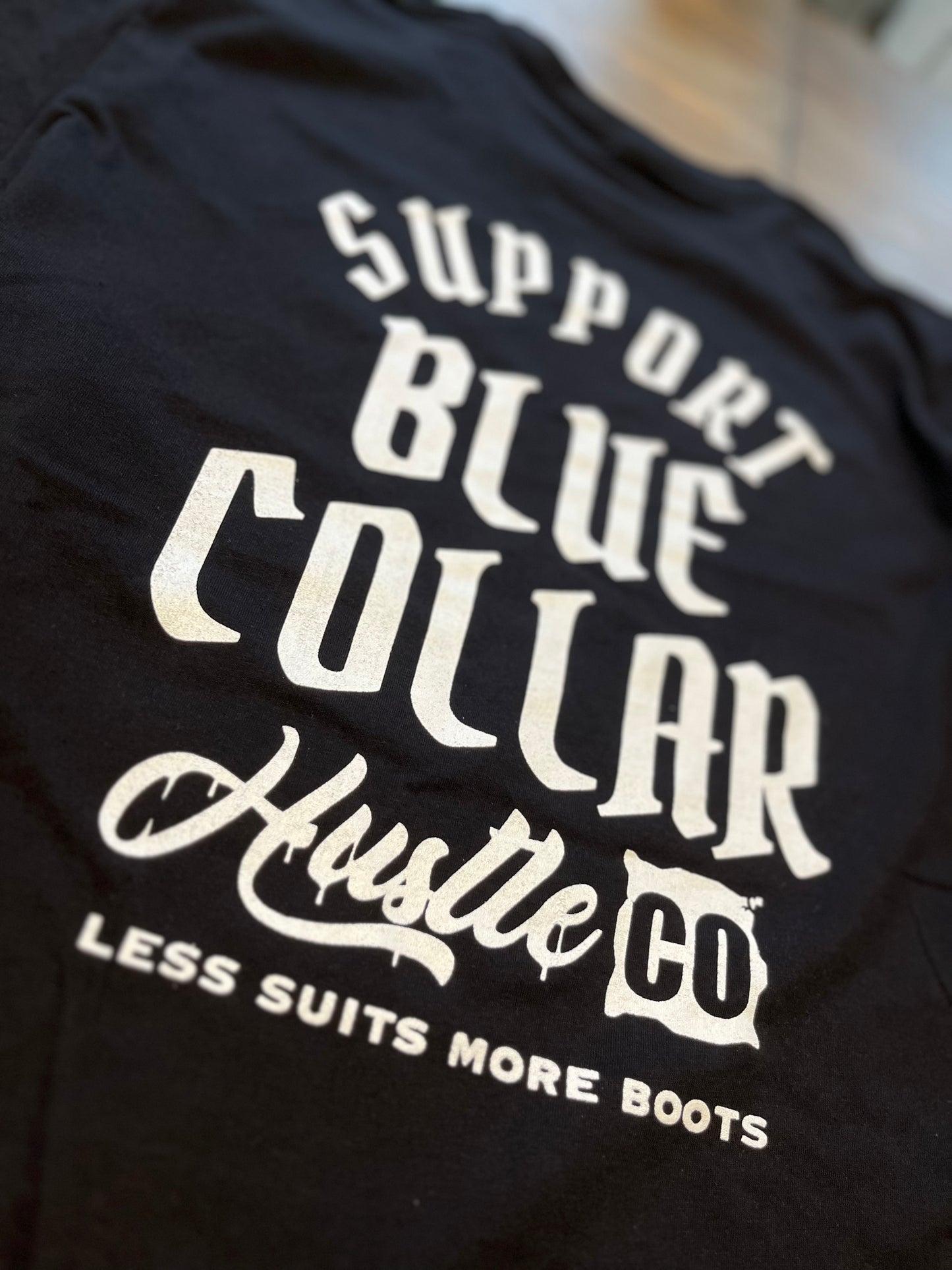 Support Blue Collar T Shirt