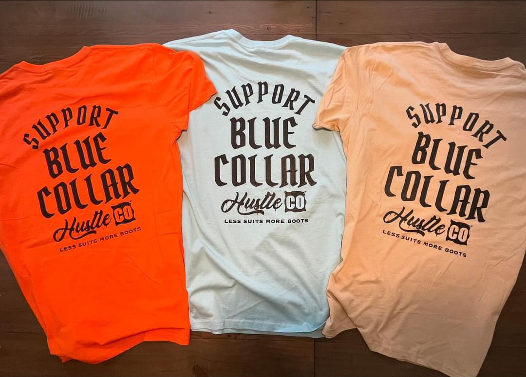 Support Blue Collar T Shirt