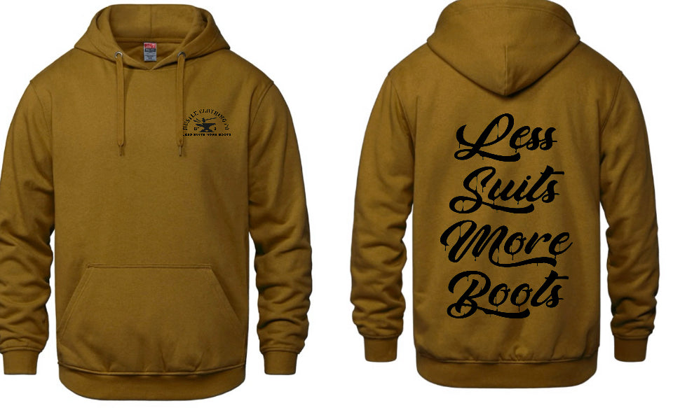 Less Suits More Boots hoodies