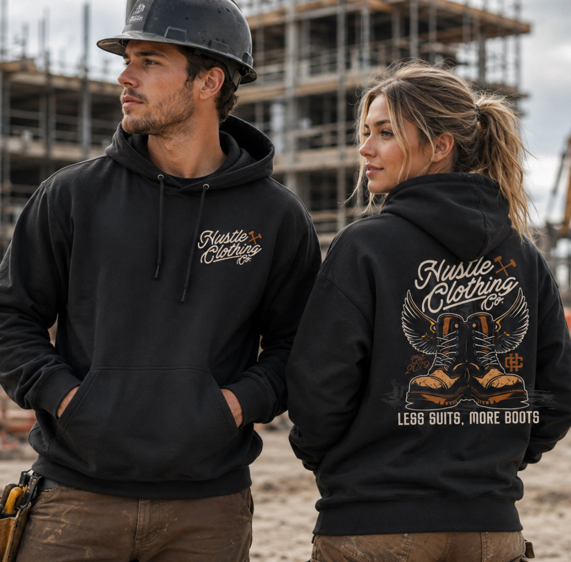 Less Suits More Boots hoodie
