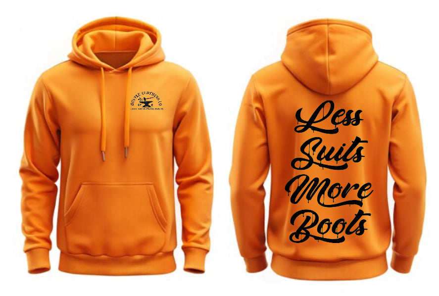 Less Suits More Boots hoodies