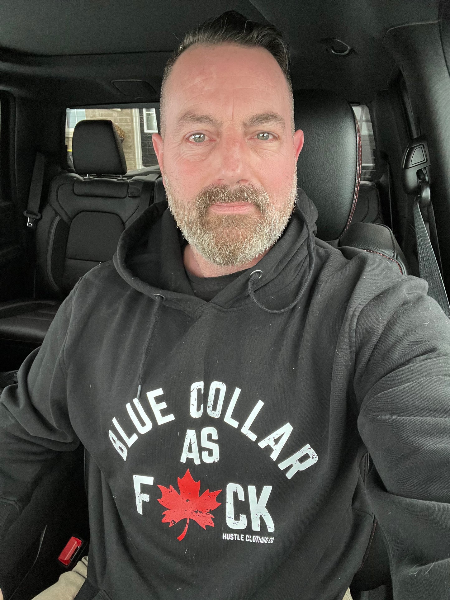 Blue Collar As F#ck Hoodie