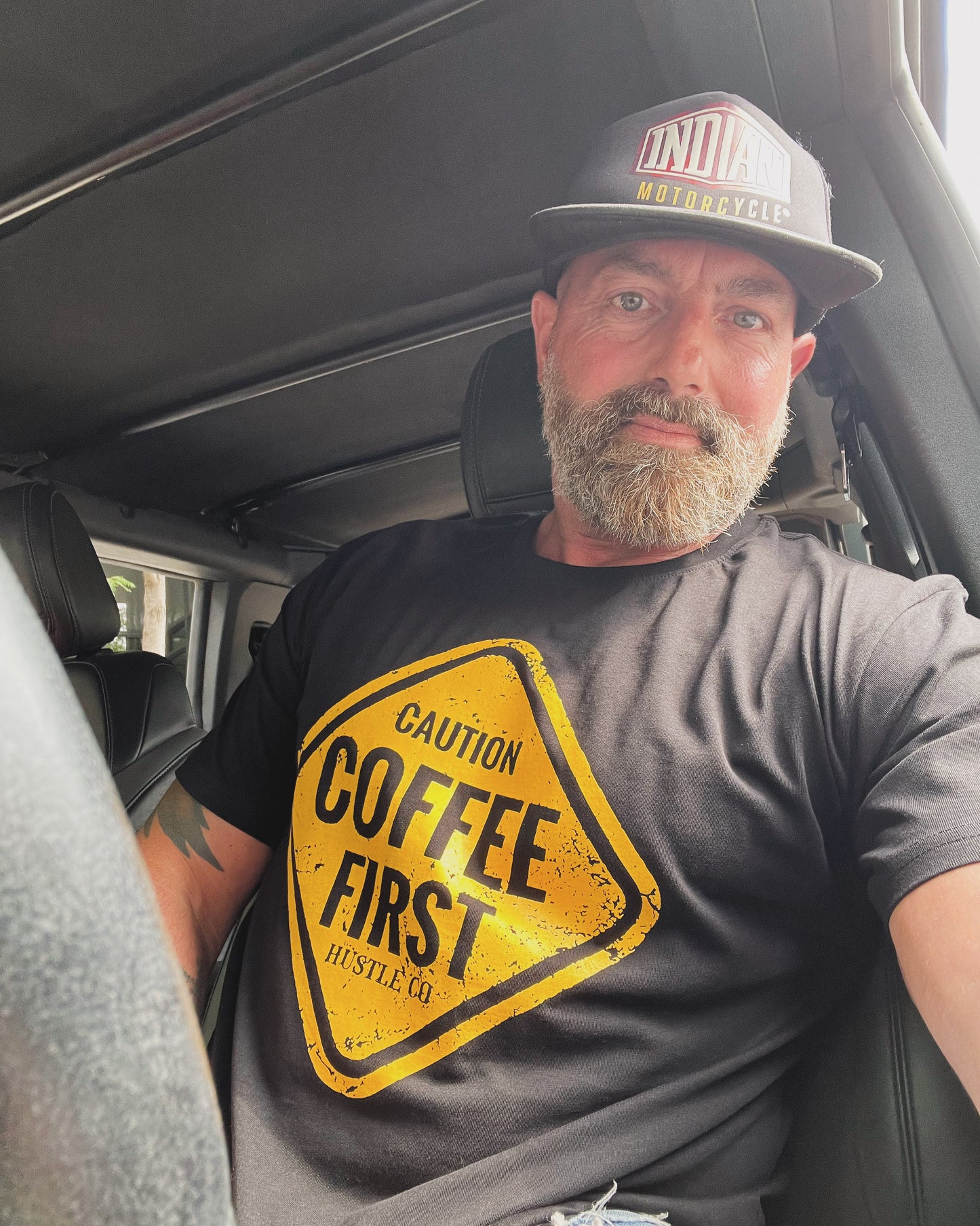 Coffee first T shirt