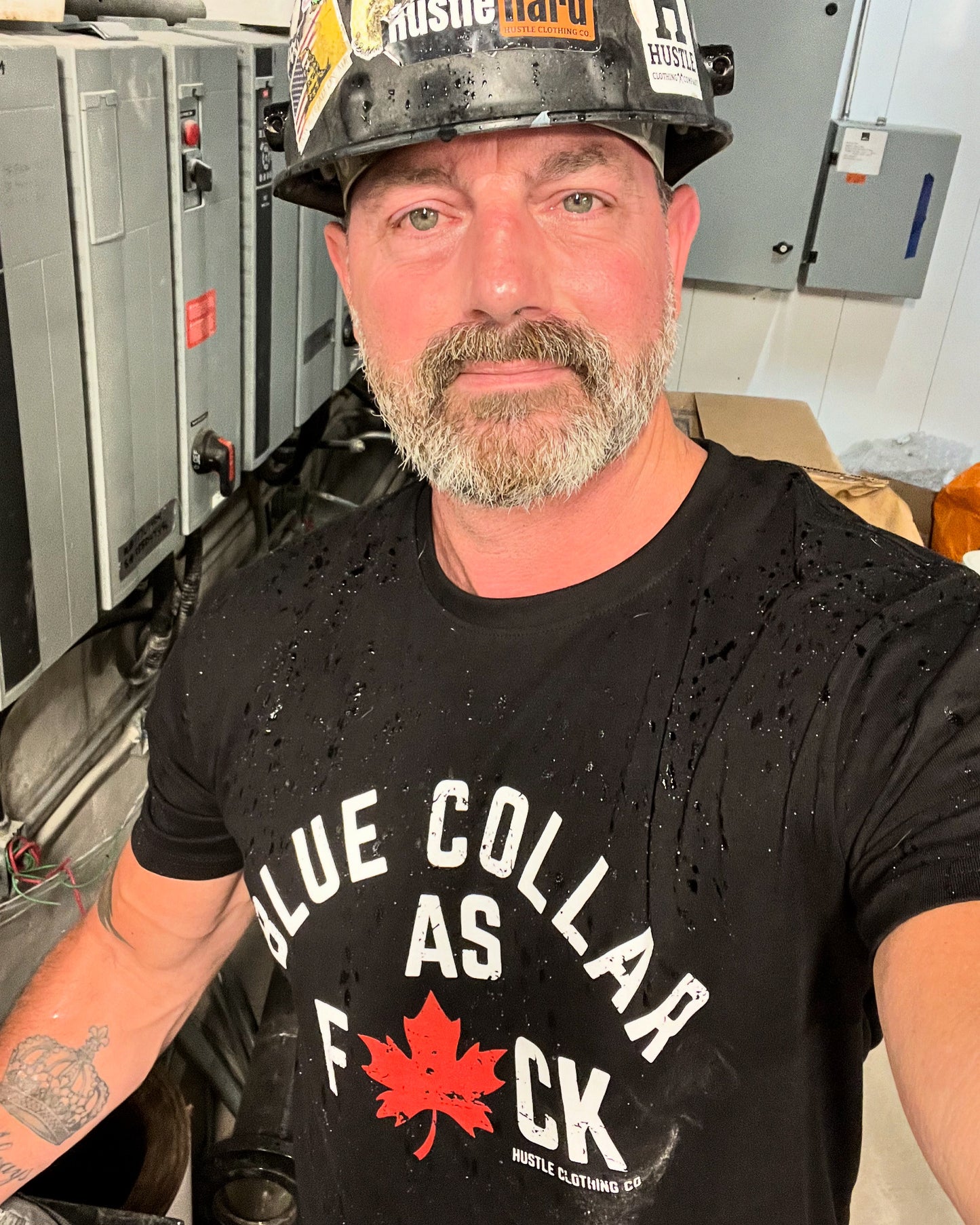 Blue Collar As F#ck T Shirt.
