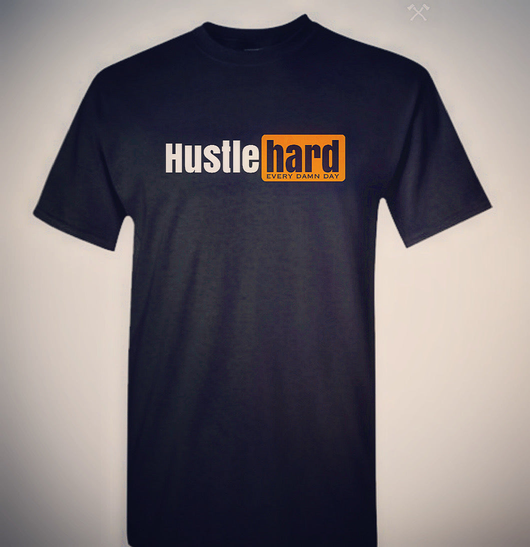 Hustle Men's Crew Neck T-Shirt - Everyday Casual