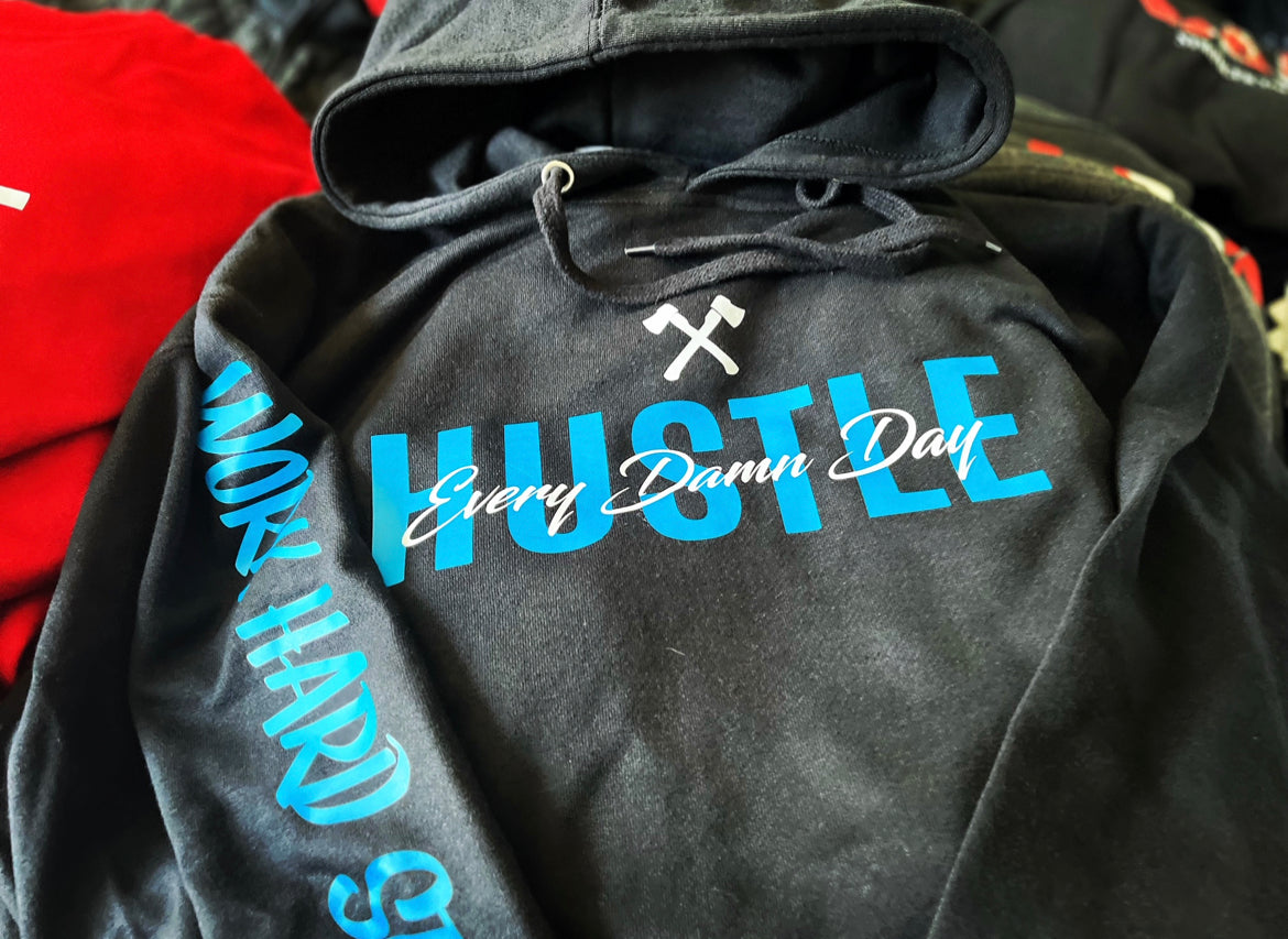 Teal Hustle Hoodie