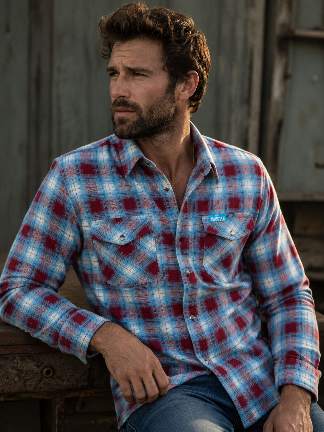 Hustle Flannel