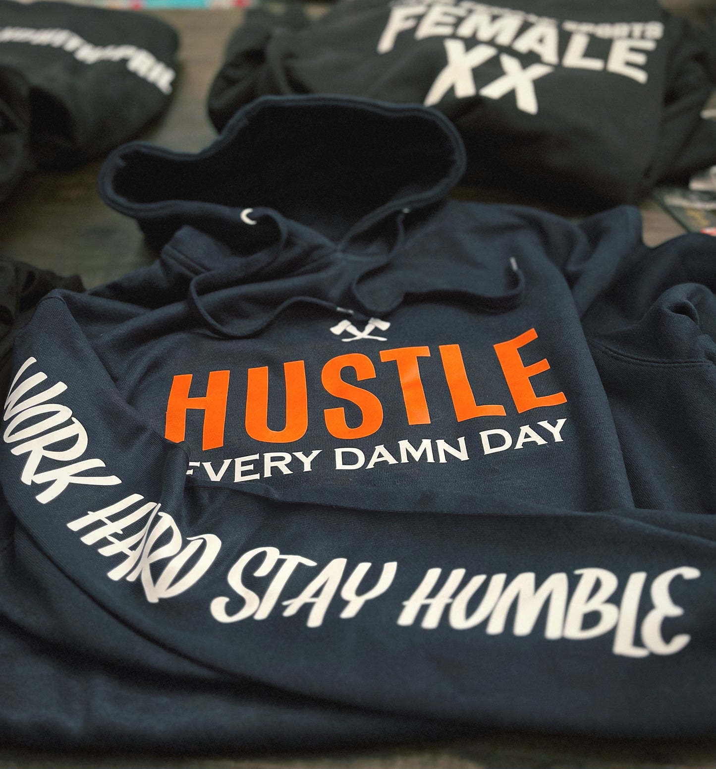 Orange Crush Hustle hoodie