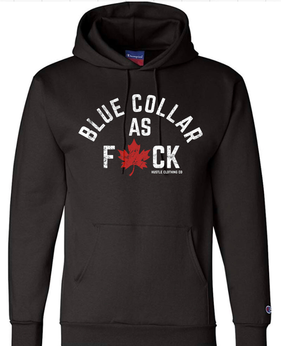 Blue Collar As F#ck Hoodie