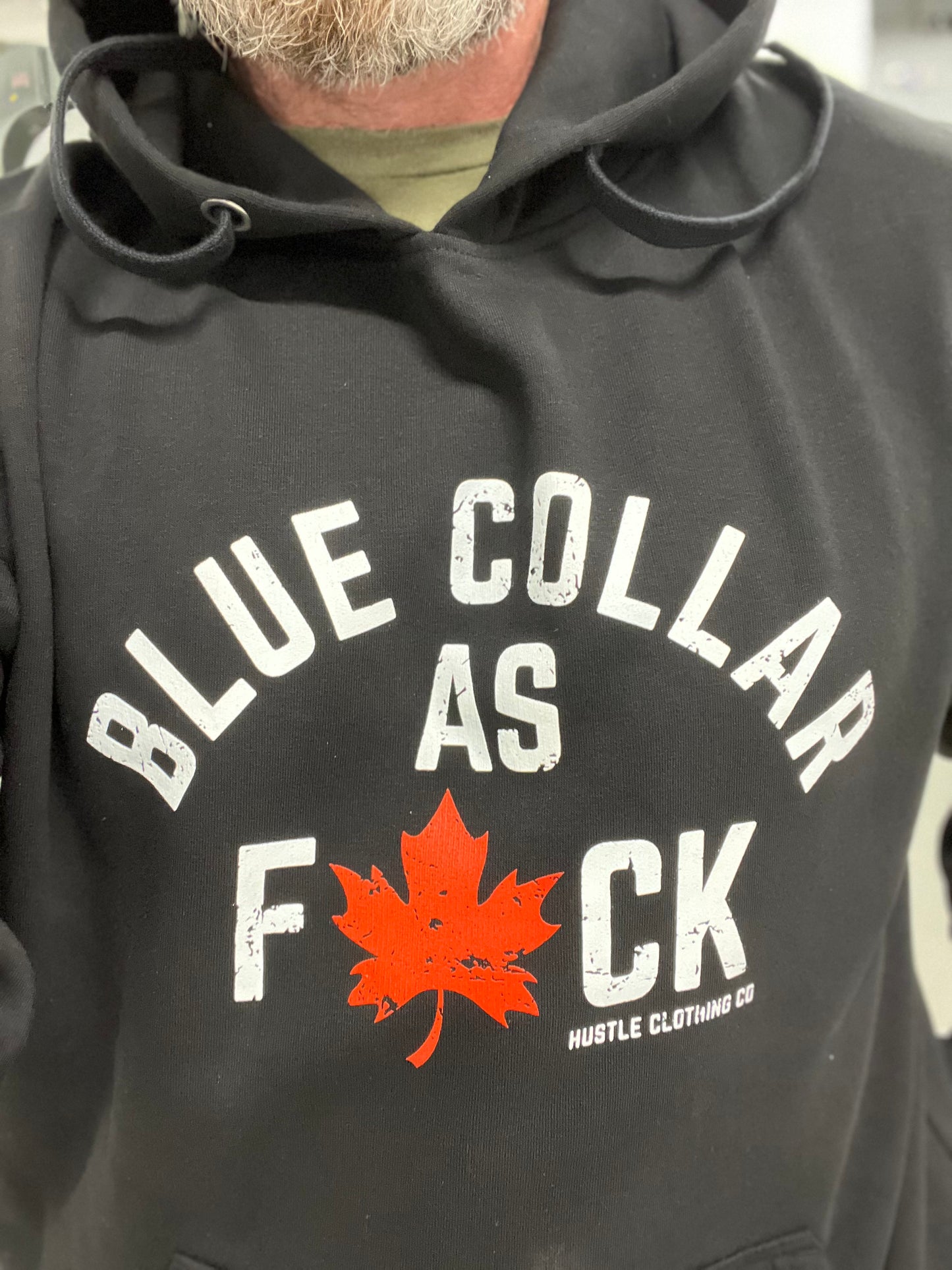 Blue Collar As F#ck Hoodie