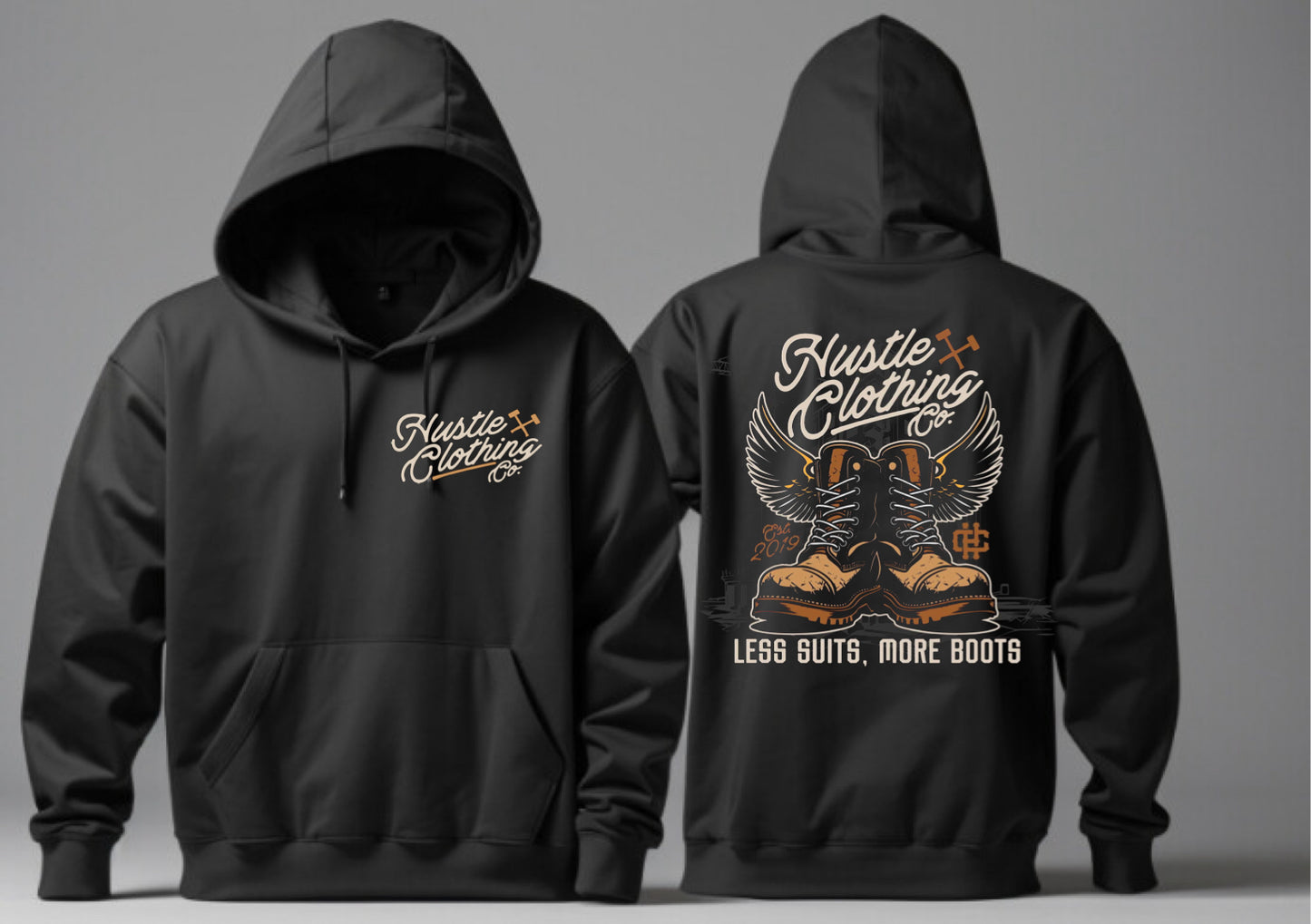 Less Suits More Boots hoodie