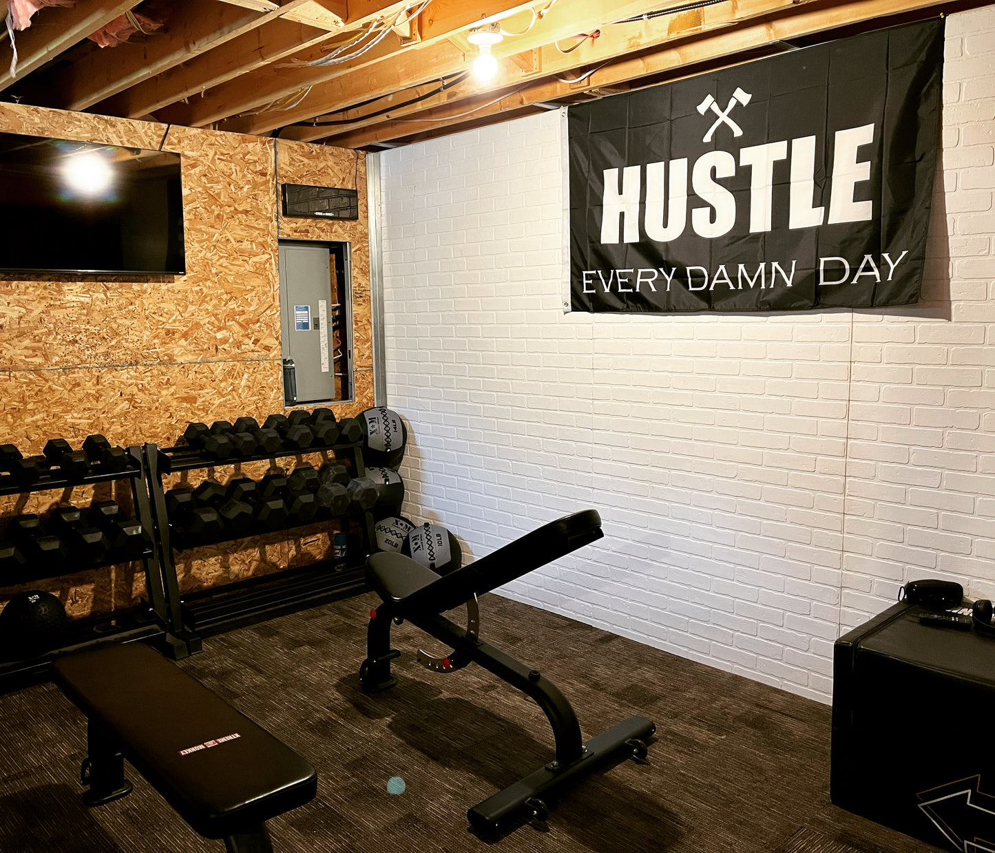 Hustle Every Damn Day Flag