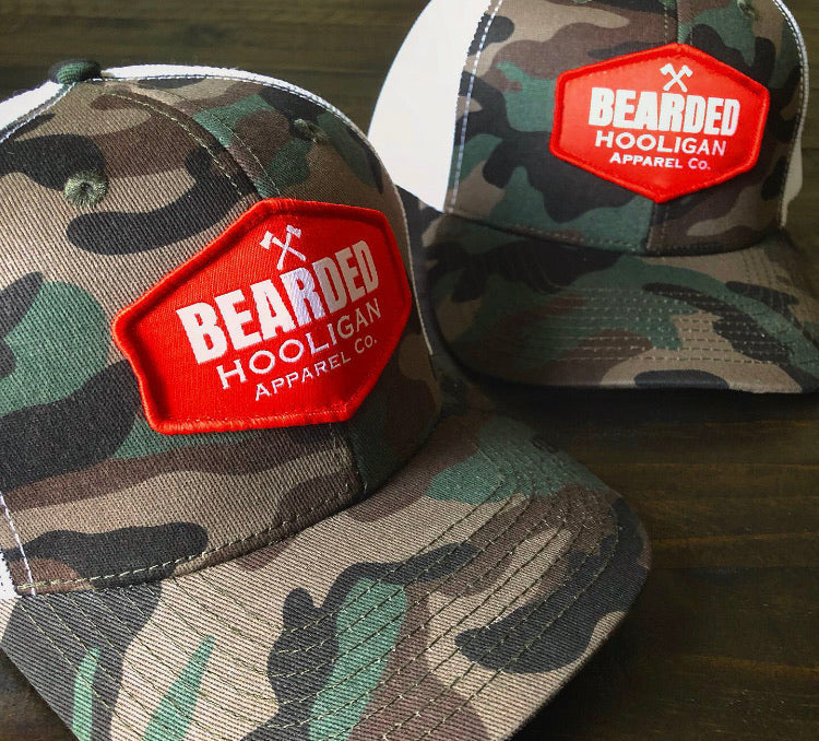 Jungle Camo Bearded Hooligan snap back