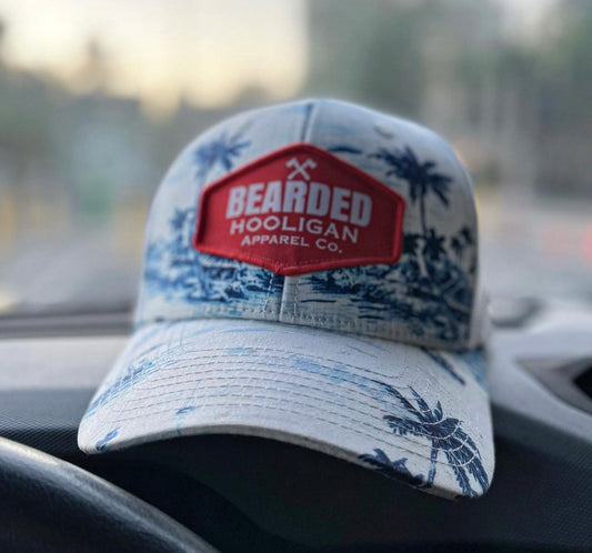 Hawaiian Bearded Hooligan hat