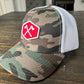 Multi cam axe logo snap back