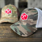 Multi cam axe logo snap back