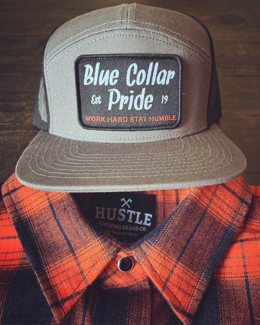 Blue Collar Pride snap back