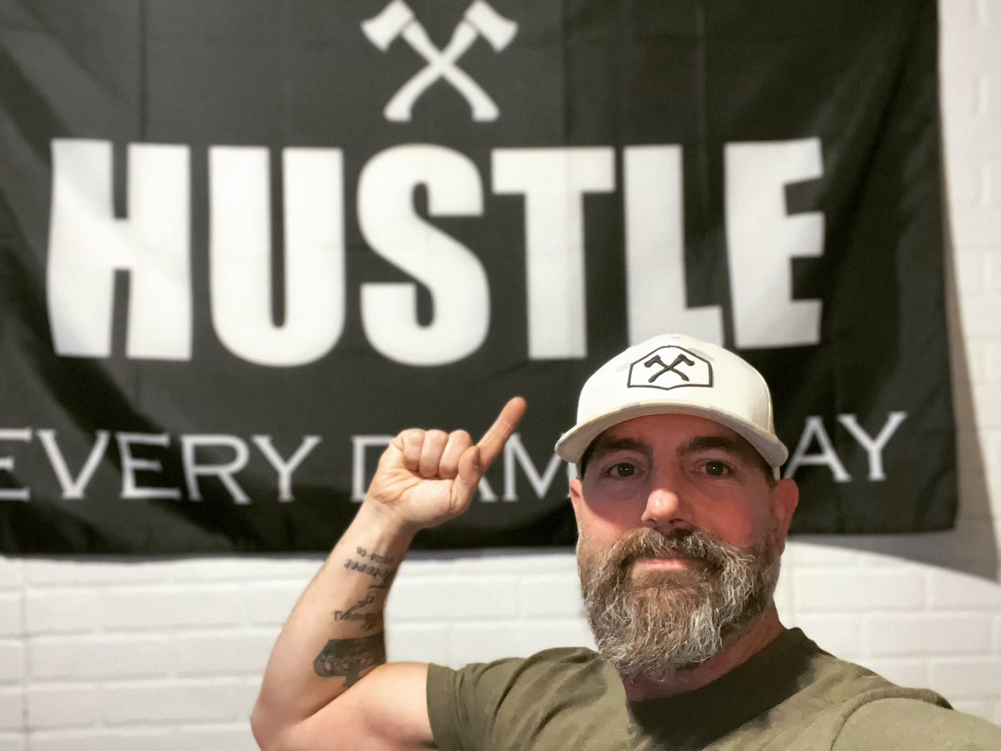 Hustle Every Damn Day Flag