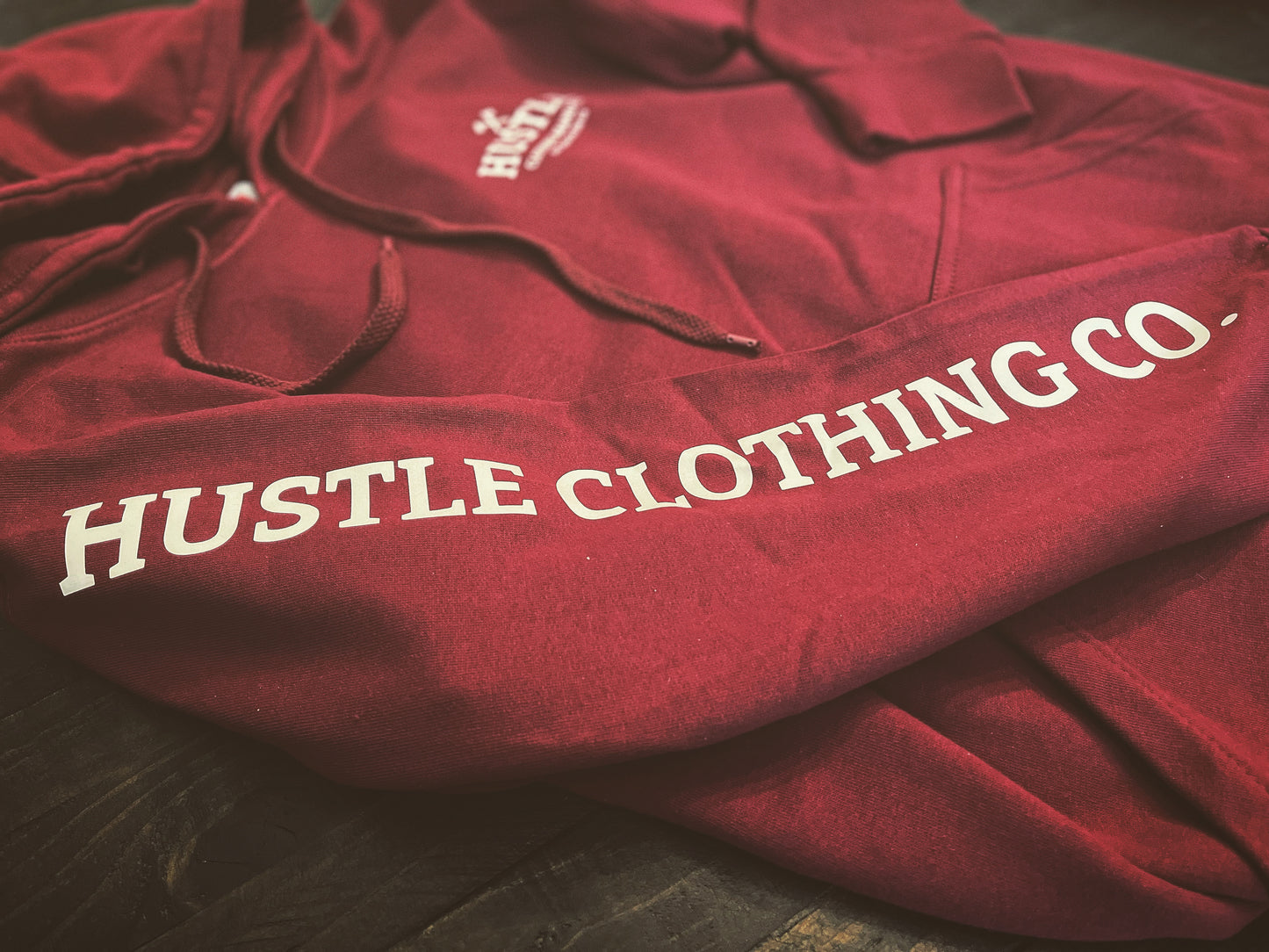 Maroon Hustle Hoodie